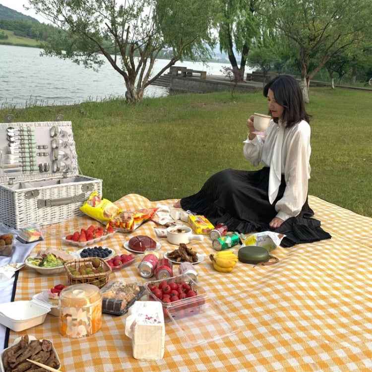 FP1409 6mm Thickened Moisture-Proof Beach Mat Outdoor Camping Tent Mat Without Storage Bag, 150x200cm, 200x200cm, 200x300cm