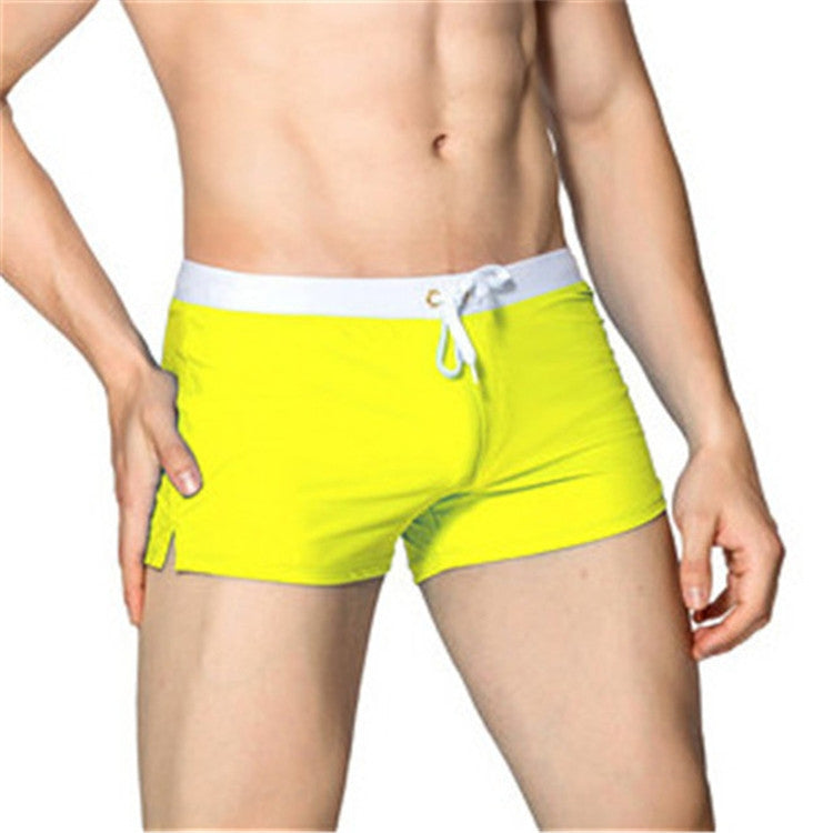 Back Pocket Flat Shorts Summer Beach Swim Shorts for Men, S, M, L, XL, XXL