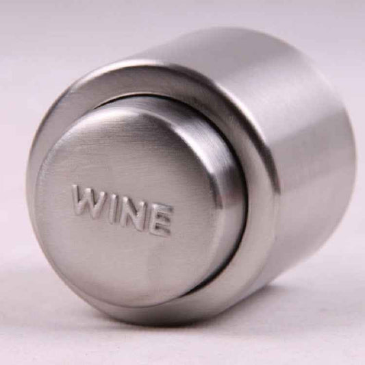 Push Stainless Steel Red Wine Stopper Champagne Stopper, Red Wine Stopper, Wordless Wine Stopper, Champagne Stopper, Wordless Champagne Stopper