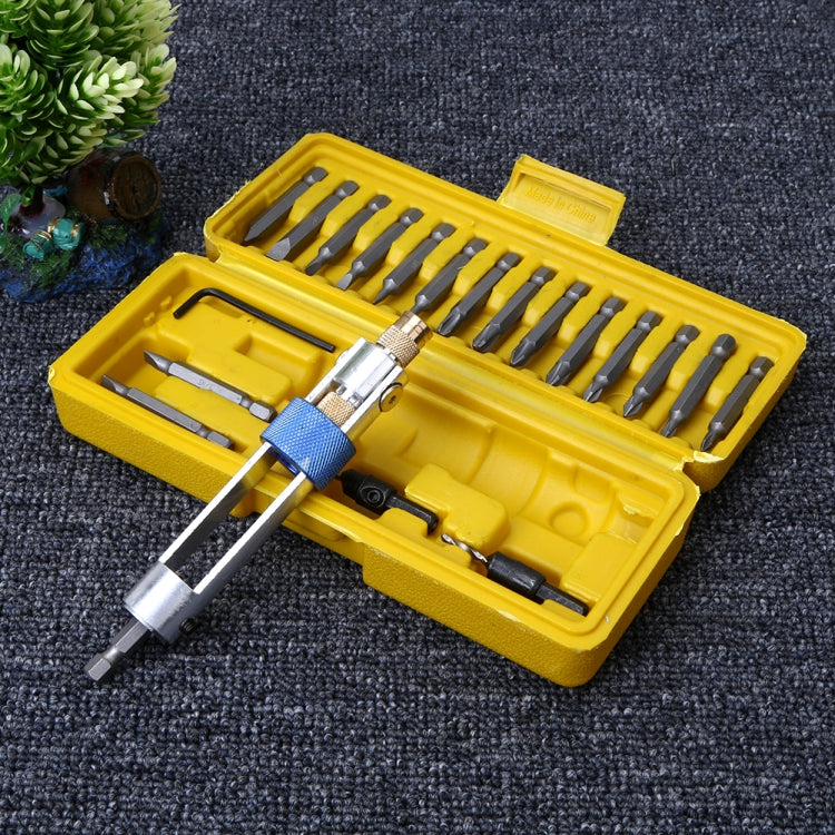 20 In 1 High Speed Steel Countersunk Head Bit Screwdriver, 20 In 1