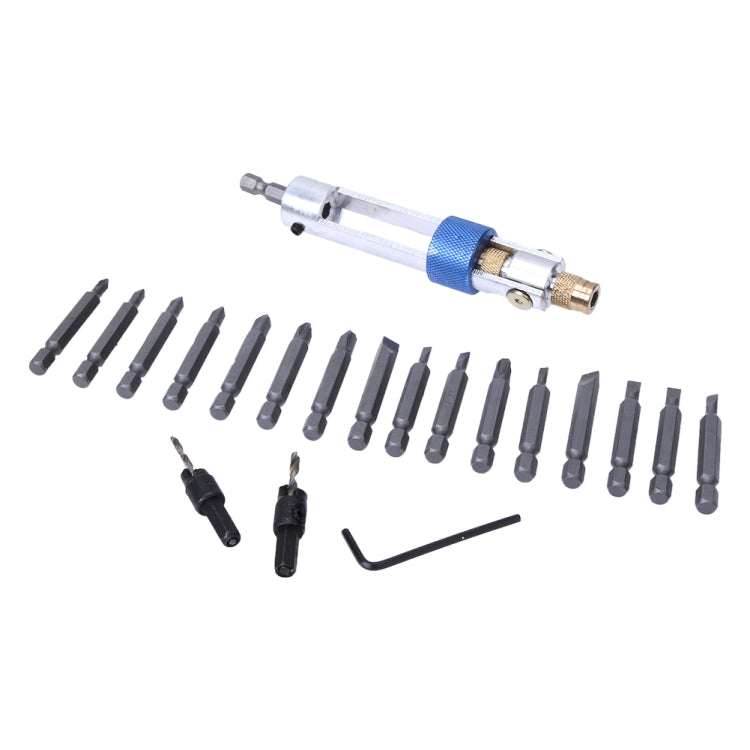 20 In 1 High Speed Steel Countersunk Head Bit Screwdriver, 20 In 1