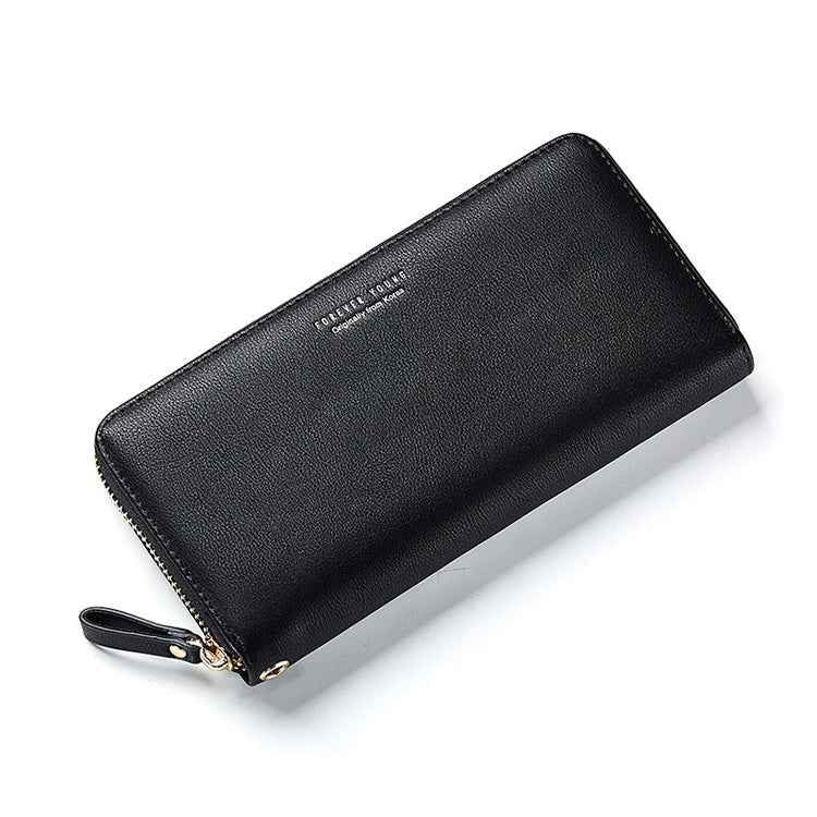 Women Long Clutch Wallet Large Capacity Wallets Female Purse Phone Pocket Card Holder, Pink, Gray, Blue, Green, Wine Red, Black