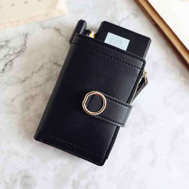 Women Wallets Small Fashion Leather Purse Ladies Card Bag For Female Purse Money Clip Wallet