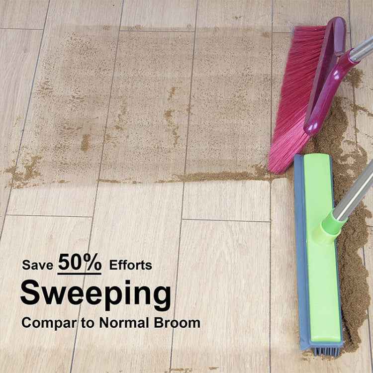 Pet Carpet Hair Removal Broom Scraping Dust-free Hand-washing Mop Rubber Floor Brush, Blue, Green, Red, Yellow, Grass Green