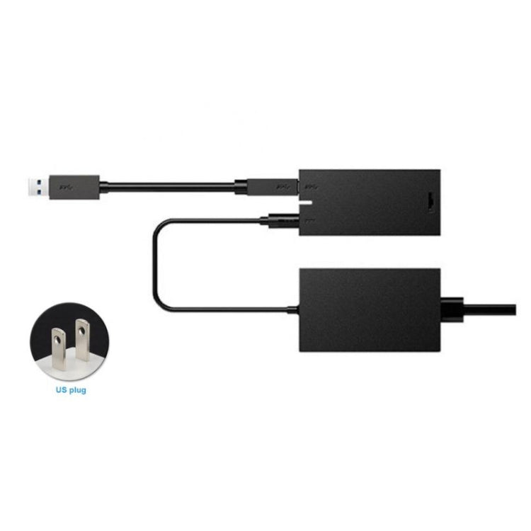 Kinect 2.0 Sensor USB 3.0 Adapter for Xbox One S Xbox One X Windows PC, US, EU, US to UK plug