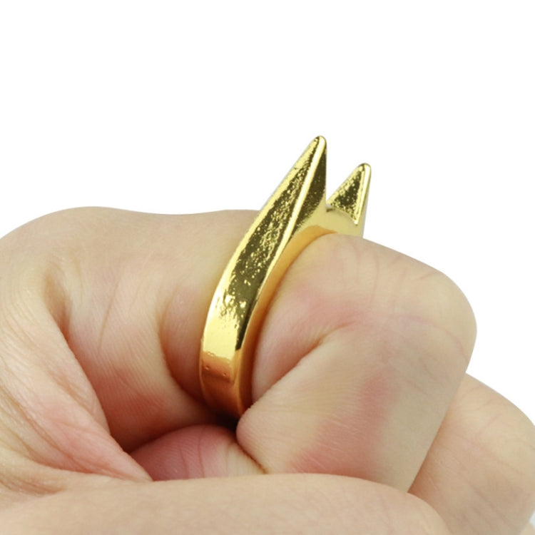 Women Men Safety Survival Ring Tool Self Defence Stainless Steel Finger Defense Ring