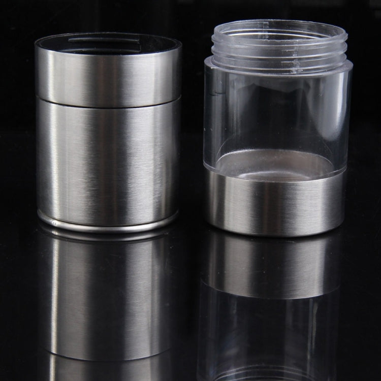 Manual Pepper Mill Stainless Steel Salt Grinder, 12x5cm
