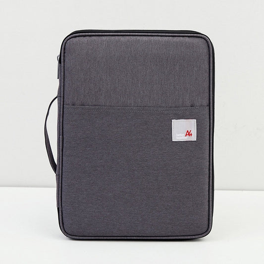 Multi-functional A4 Document Bags Portable Waterproof Oxford Cloth Storage Bag for Notebooks，Size: 33cm*24*3.5cm