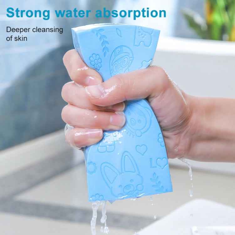 Baby Shower Spa Bath Square Sponge Body Cleaning Scrub