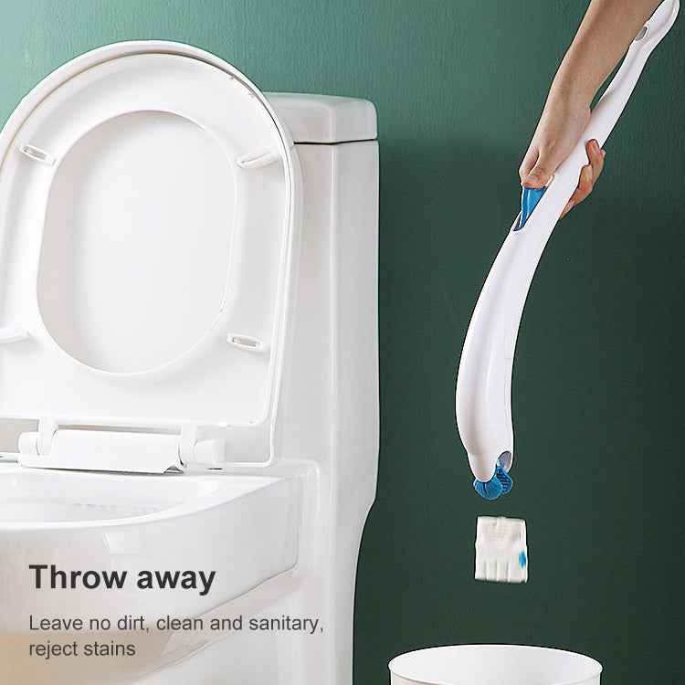 Disposable Toilet Brush Household Toilet Brush with Detergent, Splicing, Dolphin, Replacement Core
