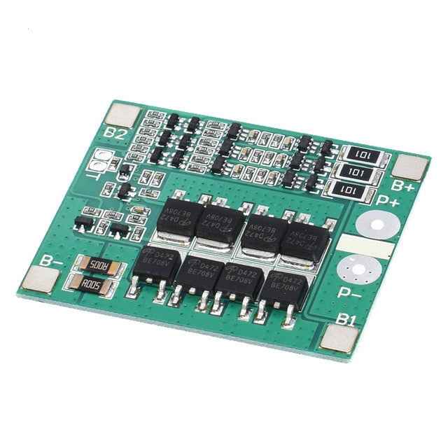 25A 11.1V-12.6V Over-Current Over-Charge Protection Board with Equalization for 18650 Lithium Battery, 3 S 12V 25A