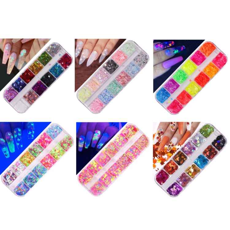 2 PCS Nail Art Butterfly Laser Symphony Sequins, 01, 02, 03, 04, 05, 06, 07, 08, 09, 10, 11, 12, 13, 14, 15, 16, 17, 18, 19, 20, 21, 22, 23, 24, 25, 26, 27, 28, 29, 30
