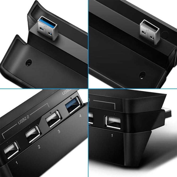 2 PCS PS4 Slim Extend USB Adapter Accessories for Play Station 4 Slim Console USB HUB 3.0 High Speed