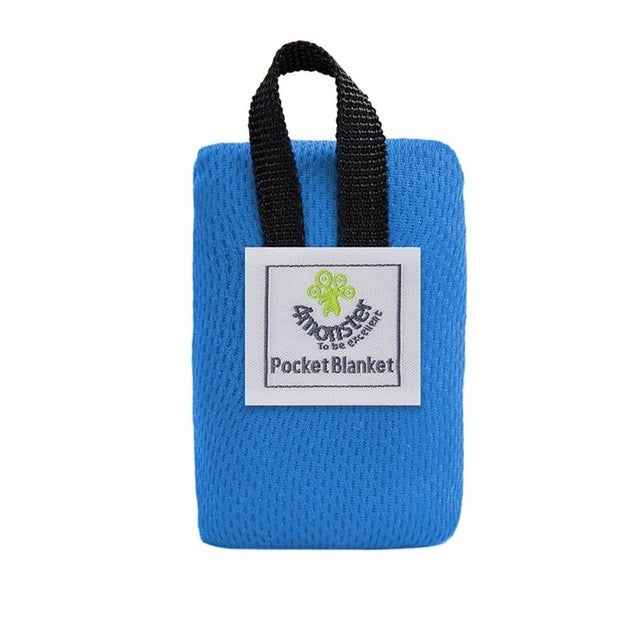 Portable Ultra-thin Folding Camping Mat Pocket Waterproof Blanket Outdoor Picnic Mat Sand Beach Mat, Size: 70*110cm, 70x110cm Red, 70x110cm Blue