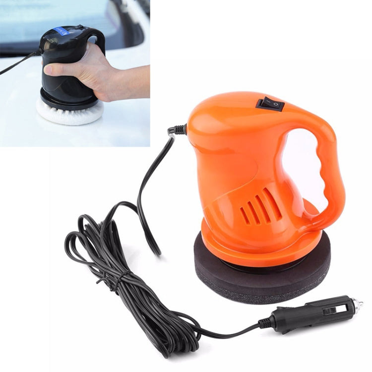 Electric Car Polisher Waxing Polishing Machine Kit Automation Cleaning Car Buffing ABS Car Accessories, Electric Car Polisher(Orange), Electric Car Polisher(Black)