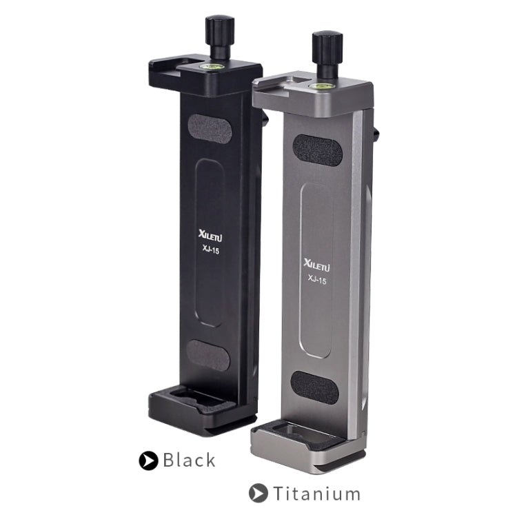Xiletu Xj15 Live Broadcast Desktop Full Metal Tripod Mount Tablet Pc Phone Clamp With 1/4 Inch Screw Holes & Cold Shoe Base, Xj15