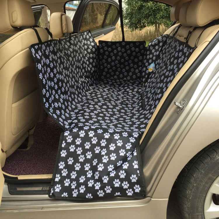 Waterproof Rear Back Pet Dog Car Seat Cover Mats Hammock Protector With Safety Belt, 130x150x38cm