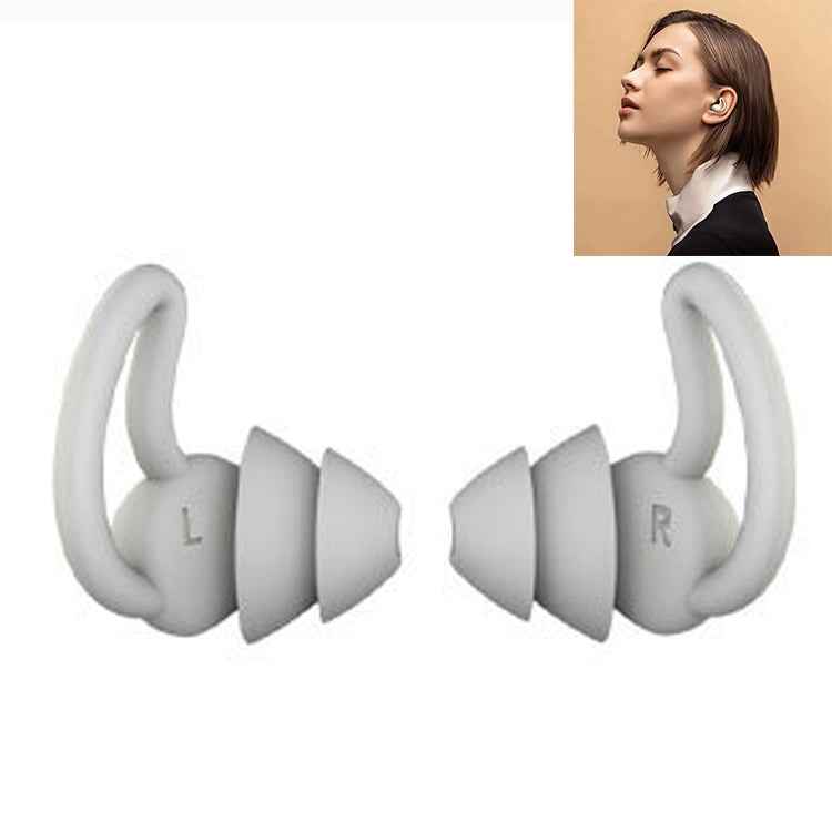 1 Pair Shark Fin Nnti-falling and Noise-reducing Earplugs Anti-Noise Earplugs For Sleeping Dormitory Noise Reduction And Noise Prevention Earplugs