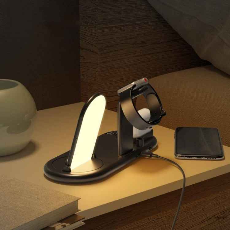 HQ-UD20 Mobile Phone Watch Multi-Function Charging Stand Wireless Charger for Phones & Apple Watch & Airpods