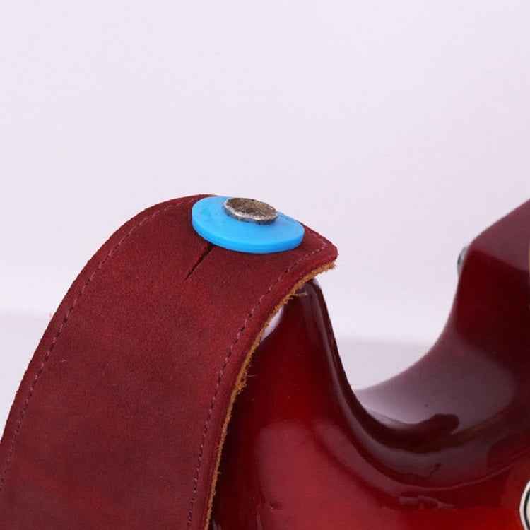 10 PCS No Word Version Silicone Guitar Strap Buckle Tail Stud