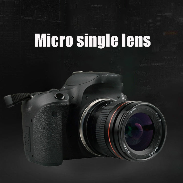 Lightdow 35mm F2.0 Wide-Angle Lens Full-Frame Portrait Micro SLR Manual Fixed Focus Lens