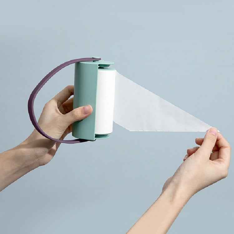 Handheld Lanyard Roller Sticky Hair Clothes Convenient Dust Removal Brush