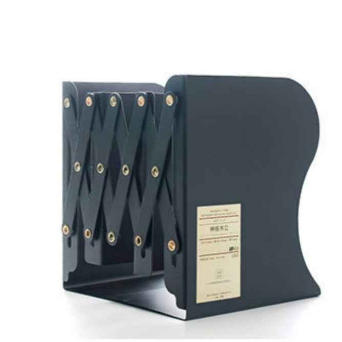 Adjust Bookshelf Large Metal Bookend Desk Holder Stand for Books Gift Stationery