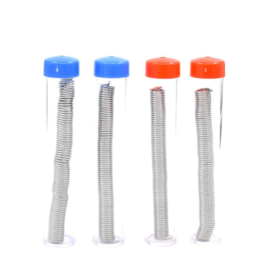 10 PCS 1.0mm 63/37 Barreled Tin Wire Pen Tube Solder Wire, Color Random Delivery