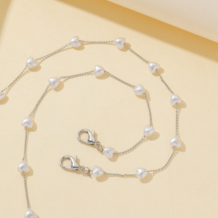 Mask Lanyard Love Pearl Anti-Lost Mask Lanyard Hanging Neck Glasses Chain