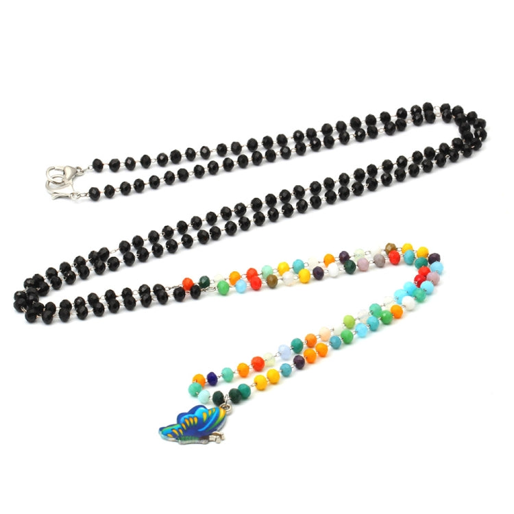 Jewelry Bead Chain Butterfly Pendant Mask Anti-Drop Lanyard Necklace Glasses Chain, Butterfly Pendant  Chain