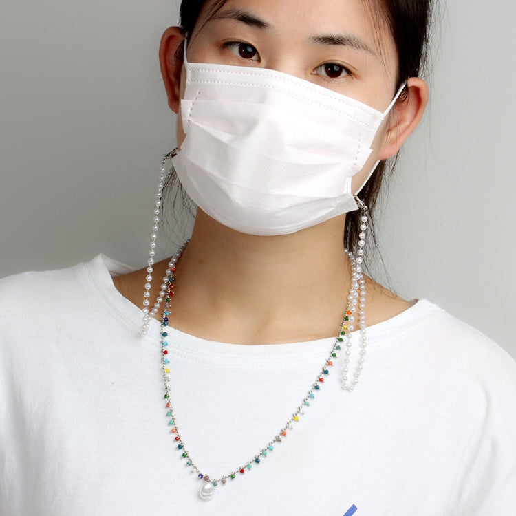 Mask Lanyard Necklace Pearl Chain Glasses Chain, Necklace Pearl Chain