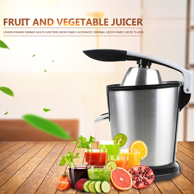 Stainless Steel Multifunctional Hand Press Juicer Orange Juice Machine Electric Juicer, EU Plug, Hand Press Juicer