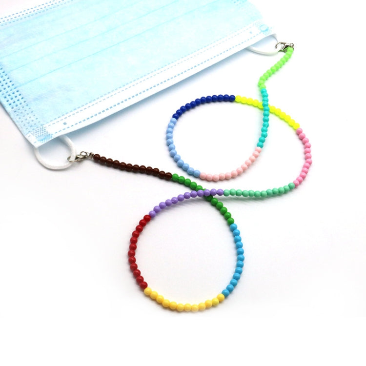 Color Beaded Non-Slip Anti-Drop Mask Glasses Chain Hanging Neck Lanyard Rope