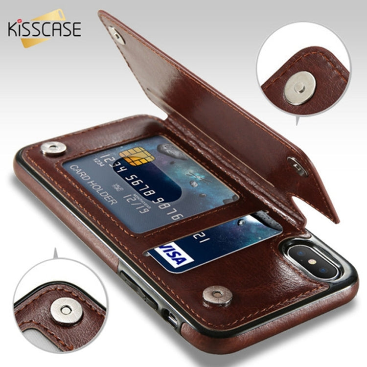 Retro PU Leather Case Multi Card Holders Phone Cases for iPhone 6 Plus & 6s Plus