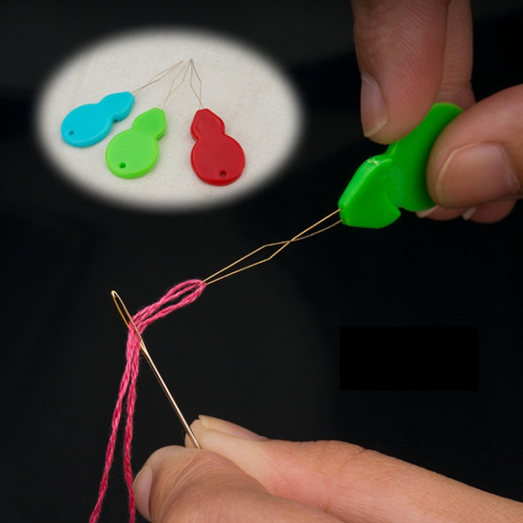 4pcs Automatic Needle Thread Guide Sewing Machine Threader for Elderly Special Embroidery Needle Lead Line, Random Color Delivery