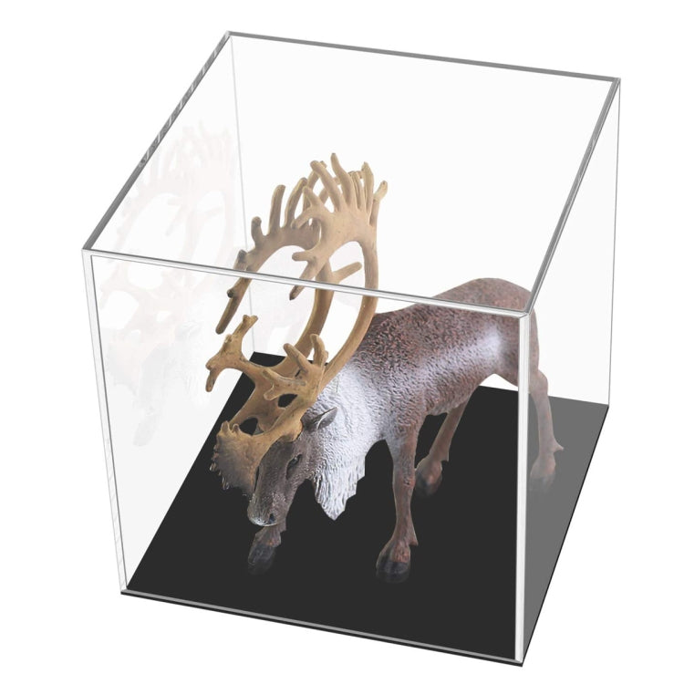 Clear Acrylic Camera Display Cover Plexiglass Display Case Countertop Box, Large 24x24x24cm, Small 10x10x10cm