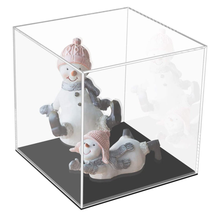 Clear Acrylic Camera Display Cover Plexiglass Display Case Countertop Box, Large 24x24x24cm, Small 10x10x10cm