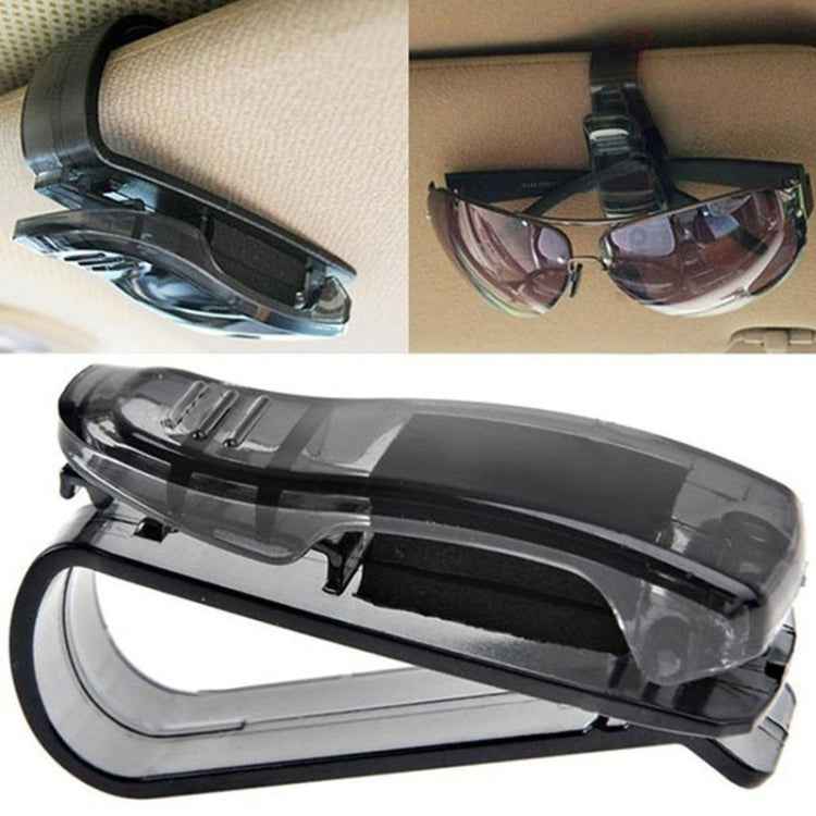 Multi-Function Glasses Case Atuo Car Accessories Sunglasses Holder Auto Fastener Ticket Clip, Sunglasses Holder