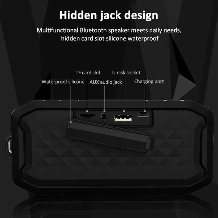 F8 IP67 Waterproof Outdoor Sports Wireless Card Bluetooth Speaker