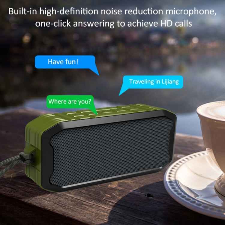F8 IP67 Waterproof Outdoor Sports Wireless Card Bluetooth Speaker