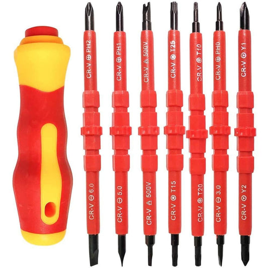7 in 1 Bit Insulation Multipurpose Repair Tool Screwdriver Set, 7 in 1