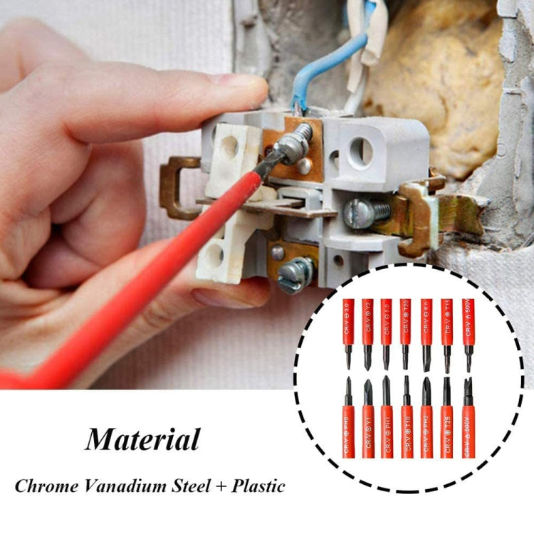 7 in 1 Bit Insulation Multipurpose Repair Tool Screwdriver Set, 7 in 1