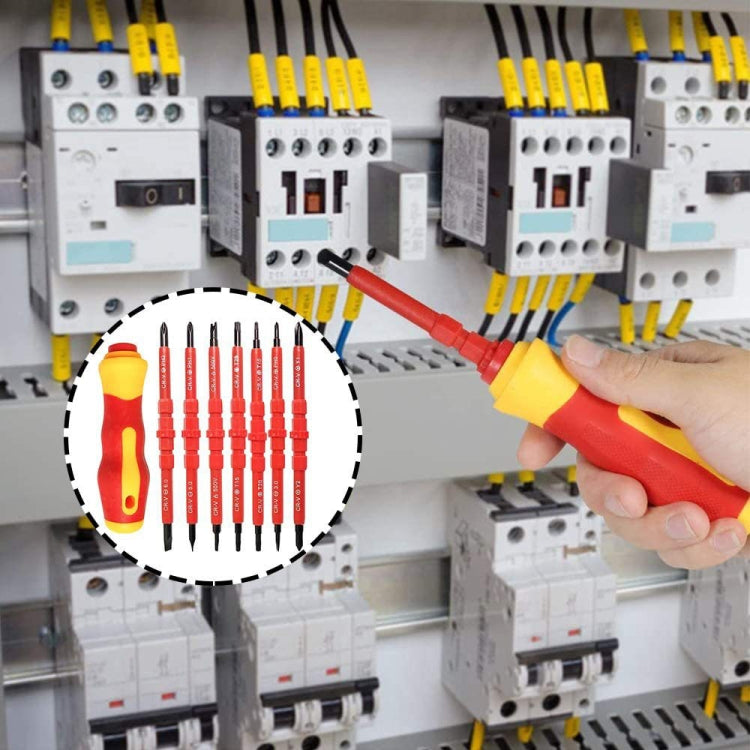 7 in 1 Bit Insulation Multipurpose Repair Tool Screwdriver Set, 7 in 1