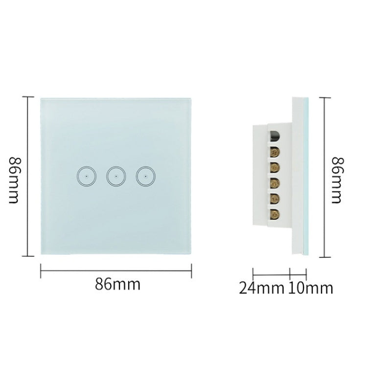 Wifi Wall Touch Panel Switch Voice Control Mobile Phone Remote Control, White 1 Gang (Zero Firewire Wifi ), White 2 Gang (Zero Firewire Wifi ), White 3 Gang (Zero Firewire Wifi ), Black 1 Gang (Zero Firewire Wifi ), Black 2 Gang (Zero Firewire Wifi  ) ...