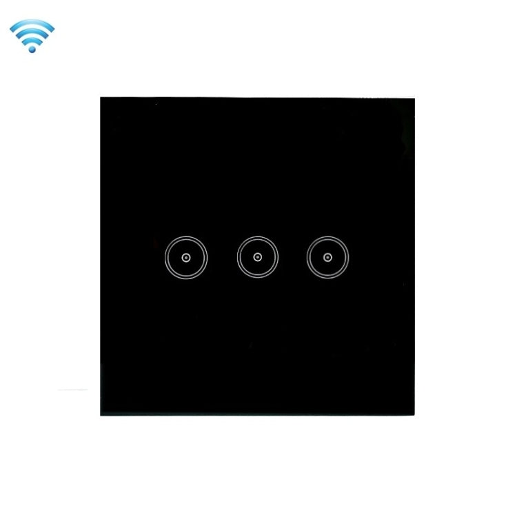 Wifi Wall Touch Panel Switch Voice Control Mobile Phone Remote Control, White 1 Gang (Zero Firewire Wifi ), White 2 Gang (Zero Firewire Wifi ), White 3 Gang (Zero Firewire Wifi ), Black 1 Gang (Zero Firewire Wifi ), Black 2 Gang (Zero Firewire Wifi  ) ...