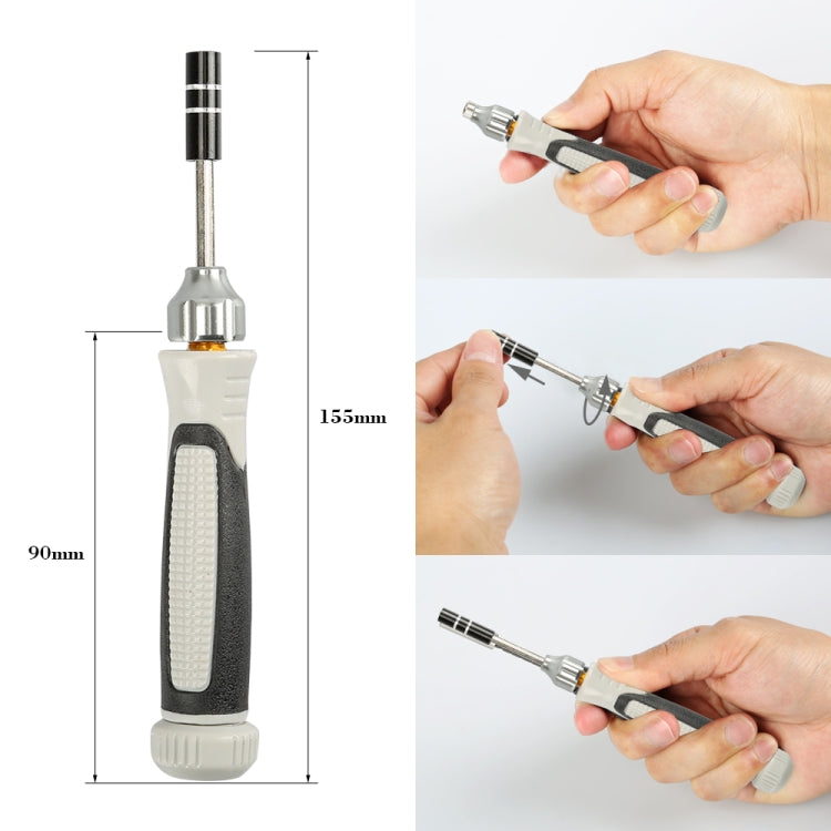 60 in 1 S2 Mobile Phone Notebook Computer Disassembly Tool Repair Phillips Screwdriver, 60 in 1 (Black)