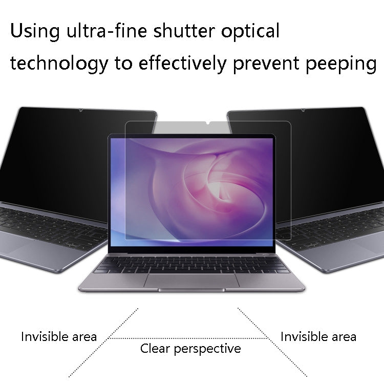 Laptop Anti-Peep Film Anti-Peeping Matte Reflective Screen Protective Film, For Huawei MateBook 13 (Full Glue), For Huawei MateBook 13 (No Glue), For Huawei MateBook 14 (Full Glue), For Huawei MateBook 14 (No Glue)                                      ...