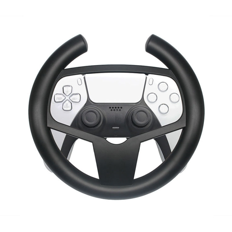 2 PCS Gamepad Steering Wheel Round Racing Game Console Steering Wheel For PS5, For PS5