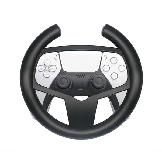2 PCS Gamepad Steering Wheel Round Racing Game Console Steering Wheel For PS5, For PS5