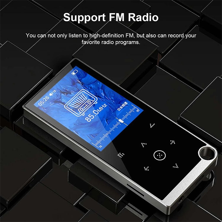 2.4 inch Touch-Button MP4 / MP3 Lossless Music Player, Support E-Book / Alarm Clock / Timer Shutdown, 4GB without Bluetooth, 8GB without Bluetooth, 16GB without Bluetooth, 4GB Bluetooth Version, 8GB Bluetooth Version, 16GB Bluetooth Version